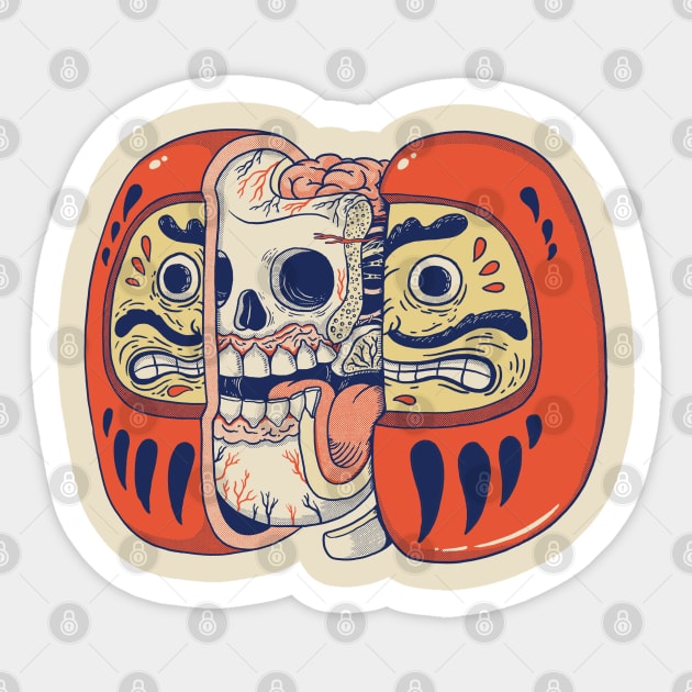 Daruma Anatomy Sticker by ppmid